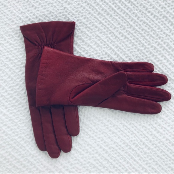 Leather Gloves 100% Polyester Lining Women Size Large - Picture 6 of 10